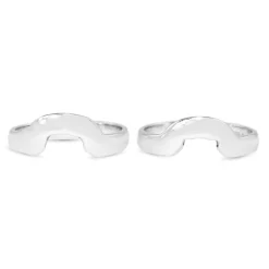 18ct White Gold Fitted Band Ring Set