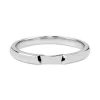 18ct White Gold Fitted Cut Out Band Ring