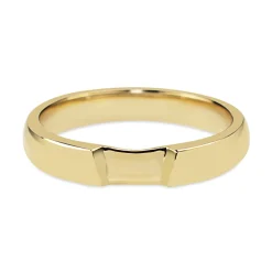 18ct White Gold Fitted Cut Out Band Ring