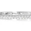 9ct White Gold Hinged 1.50ct Diamond Bangle