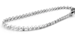 18ct White Gold Illusion Set Diamond Bracelet