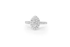 18ct White Gold Marquise Diamond Ring