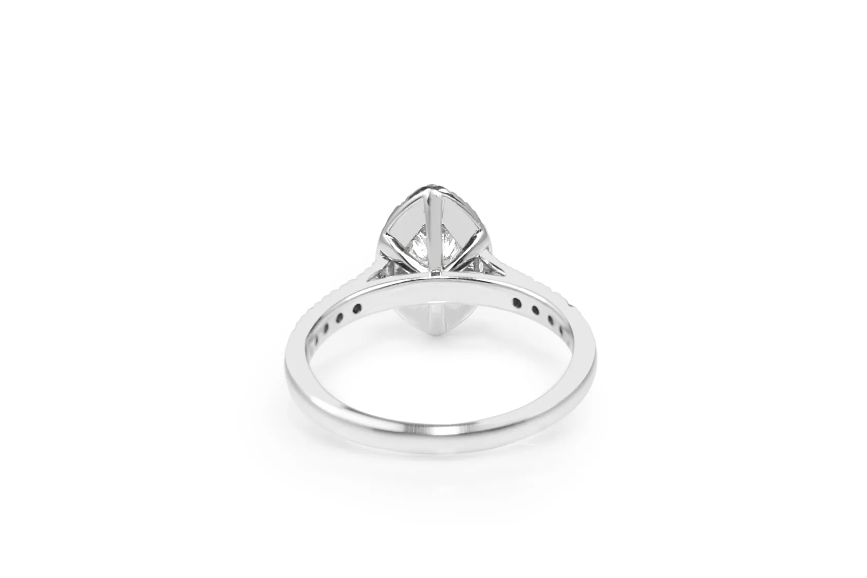 18ct White Gold Marquise Diamond Ring