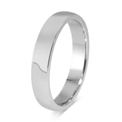 18ct White Gold 4.5mm Band Ring