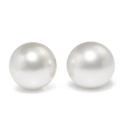 18ct White Gold 10mm South Sea Pearl Stud Earrings