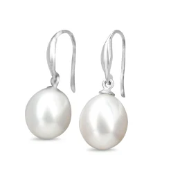9ct White Gold 10.5mm South Sea Pearl Earrings