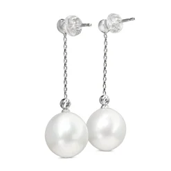 18ct White Gold 11.7mm South Sea Pearl Earrings