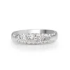 18ct White Gold Old Cut 5 Stone Diamond Ring