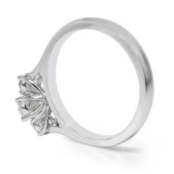 18ct White Gold Oval 3 Stone Diamond Ring