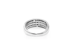 9ct White Gold Pavé Diamond Ring