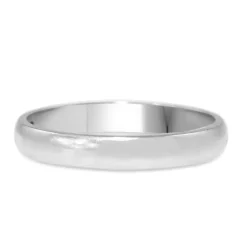 18ct White Gold Plain 2.7mm Band Ring