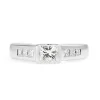 18ct White Gold Princess Cut Diamond Ring