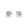 18ct White Gold .50pt Diamond Stud Earrings