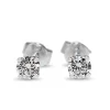 18ct White Gold .40pt Diamond Stud Earrings