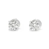14ct White Gold .92pt Diamond Stud Earrings