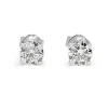 18ct White Gold .80pt Diamond Stud Earrings