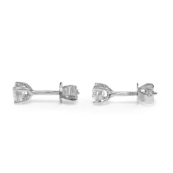 18ct White Gold .60pt Diamond Stud Earrings