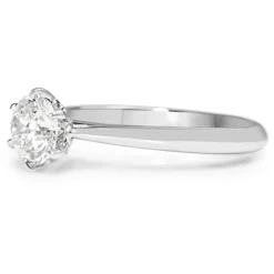 18ct White Gold .72pt Diamond Solitaire Ring