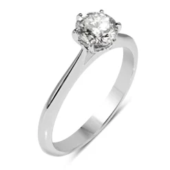 18ct White Gold .72pt Diamond Solitaire Ring