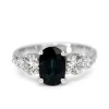 18ct White Gold Sapphire and Diamond 5 Stone Ring