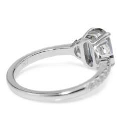 18ct White Gold Sapphire and Diamond 3 Stone Ring