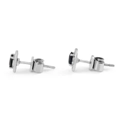 14ct White Gold Sapphire Stud Earrings