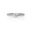 18ct White Gold Solitaire Diamond Ring