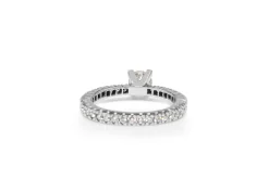 18ct White Gold Solitaire Diamond Ring
