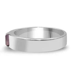 18ct White Gold Tourmaline Band Ring