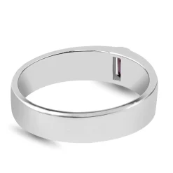 18ct White Gold Tourmaline Band Ring