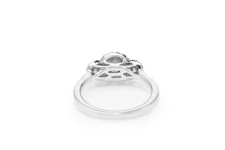 18ct White Gold Triple Halo Diamond Ring
