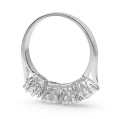 18ct White Gold Victorian 4 Stone Diamond Ring