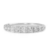 18ct White Gold Vintage Diamond Band Ring