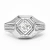 18ct White Gold Vintage Diamond Ring
