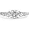 14ct White Gold Vintage Diamond Bangle
