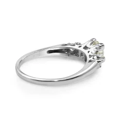 14ct White Gold Vintage Diamond Ring