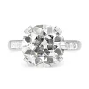 18ct White Gold Vintage Old Cut Diamond Solitaire Ring