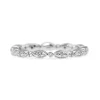 18ct White Gold Vintage Style All Round Diamond Band