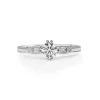 18ct White Gold Vintage Style Diamond Solitaire