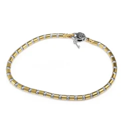 18ct Yellow and White Gold Bracelet