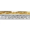 9ct Yellow and White Gold 2.05ct Diamond Bangle