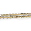 18ct Yellow and White Gold Fancy Link Bracelet