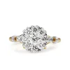 18ct Yellow and White Gold Antique Style Diamond Ring