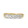 14ct Yellow and White Gold 5 Stone Diamond Ring