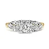 14ct Yellow and White Gold Vintage Diamond Ring
