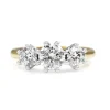 18ct Yellow and White Gold 3 Stone Diamond Ring