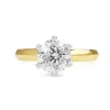 18ct Yellow and White Gold 1.65ct Diamond Solitaire Ring
