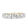 18ct Yellow and White Gold 9 Stone Diamond Ring