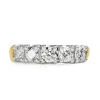 18ct Yellow and White Gold 5 Stone Diamond Ring