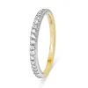 18ct Yellow and White Gold .20ct Diamond Band